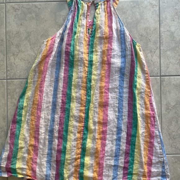 Linen Halter Dress - Picture 3 of 6